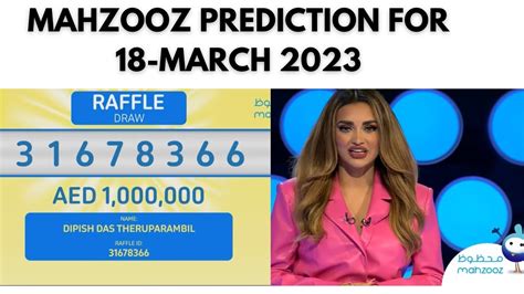 Mahzooz Prediction .